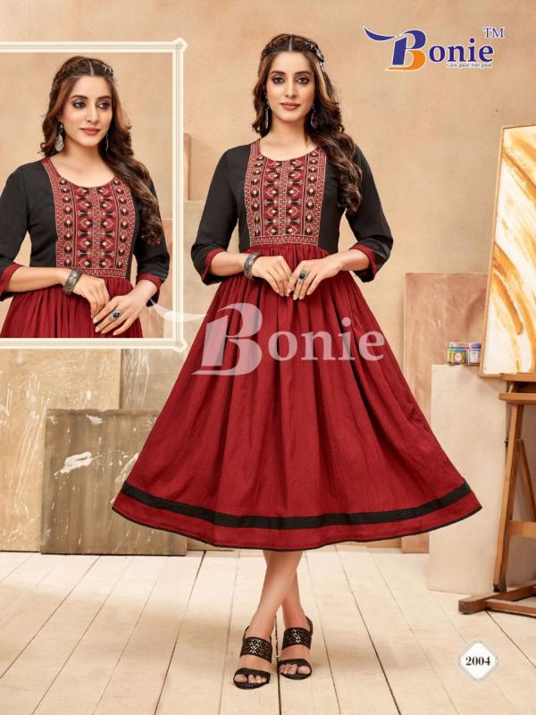 Bonie Khushi Vol 2 Fancy Anarkali Kurti Collection